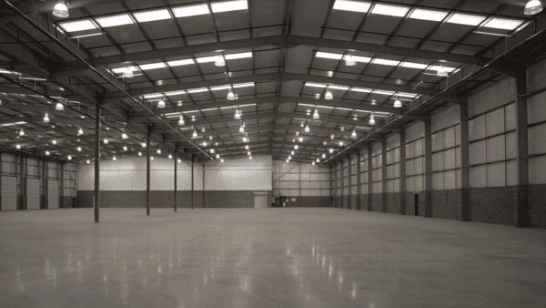 Empty warehouse by PKM1 from Getty Images Signature via Canva